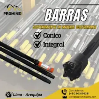 BARRAS CÓNICAS RESISTENCIA Y PRECISIÓN PARA PERFORACIONES P