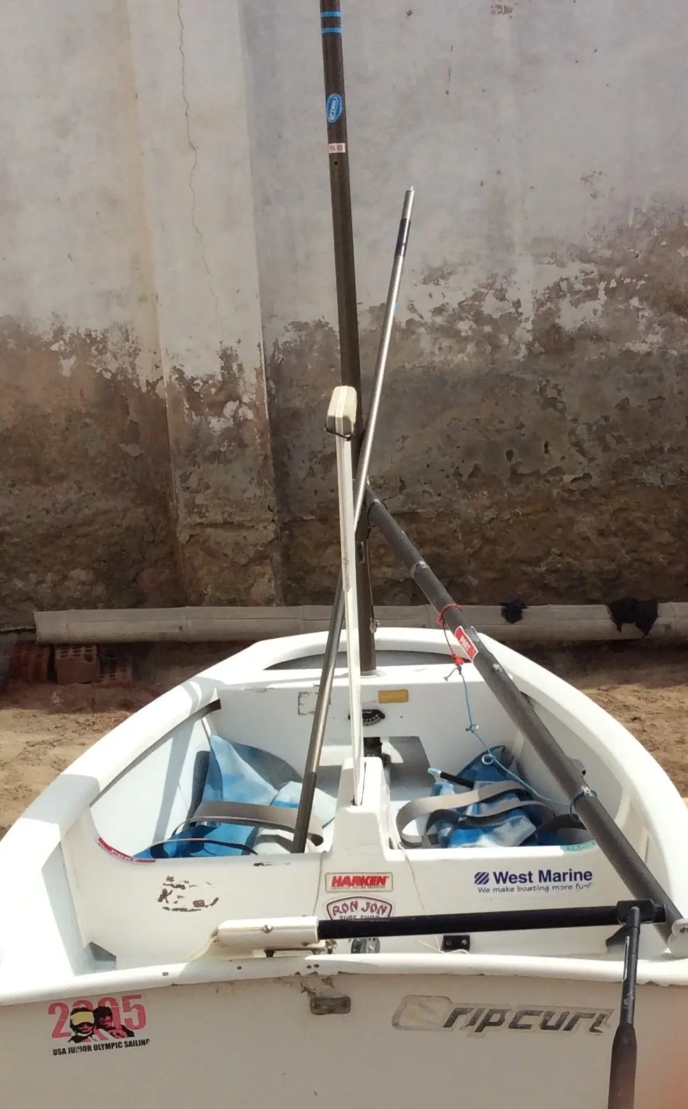 BARCO DE VELA OPTIMIST3m PARA NINOS