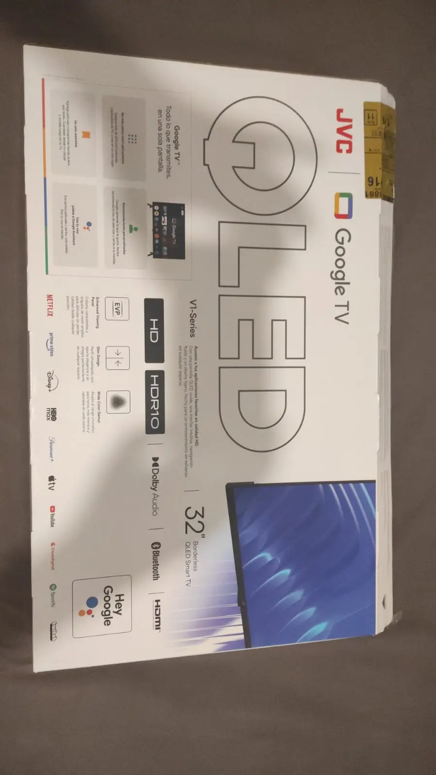 Smart TV JVC 32 V1-Series Google TV - Como Nueva Solo ex
