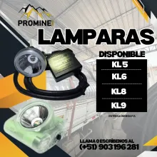 LÁMPARAS MINERAS ILUMINACIÓN SEGURA Y DURADERA PROMINE P