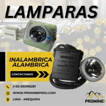 LÁMPARAS MINERAS 4A ILUMINACIÓN POTENTE Y DURADERA PROMI